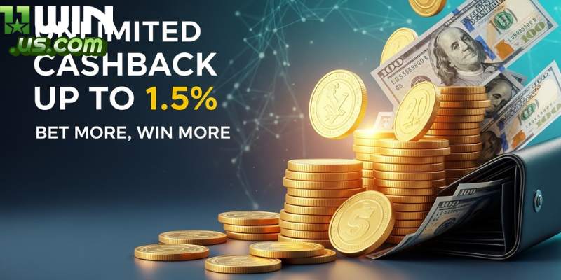 Khuyến mãi hoàn trả tại 11win.us.com lên đến 1,5%
